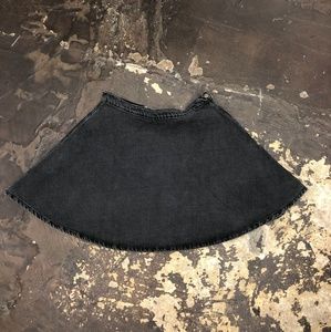 Dark Denim American Apparel Circle Skirt